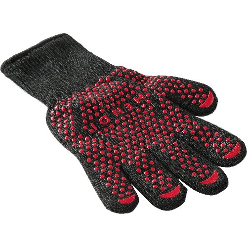 Hendi Hitze-Handschuh Hot 2er Pack für sicheren Umgang mit heißen Speisen.