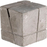 APS Kartenhalter Würfel "Element" Beton, grau, 4er Pack
