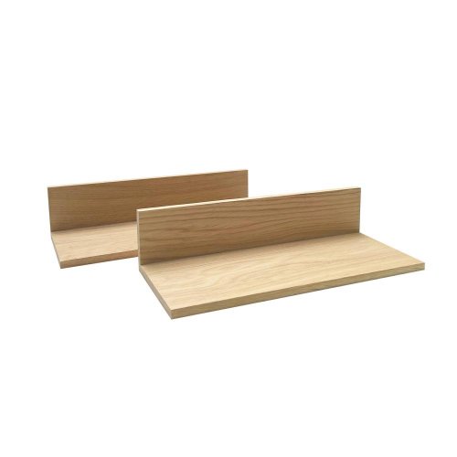 Einsatz für Holzbox, 2er Set aus Eichenholz für Gastronomie