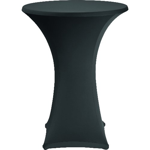 Dena Stehtischbezug Stretch Ø80cm schwarz für professionelle Veranstaltungen