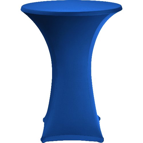 Dena Stehtischbezug Stretch Ø80cm marineblau für Veranstaltungen