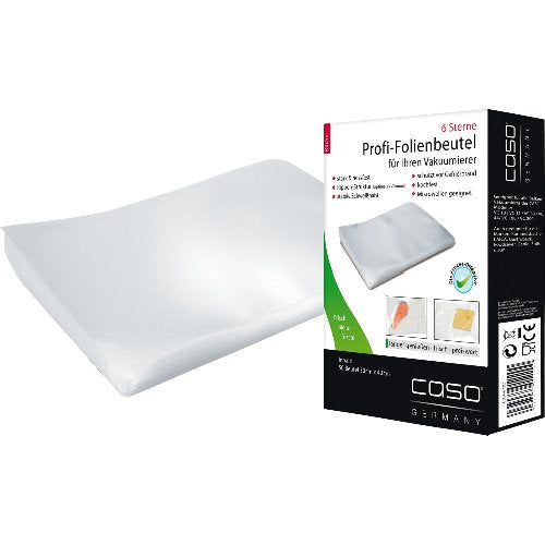 Caso Folienbeutel PROFI 16x23 cm für Sous Vide und Mikrowelle