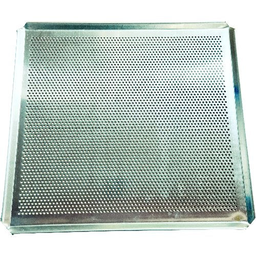 cent Backblech GN 2/3 aus Aluminium, gelocht für optimale Luftzirkulation, ideal für Gastronomie