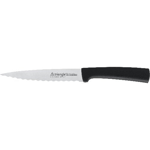 Triangle Universalmesser mit Welle, Edelstahl, ideal für professionelle Küchen