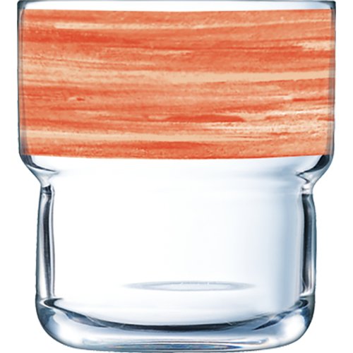 Arcoroc Glasserie Brush 220 ml Orange - robustes Glas für Gastronomie