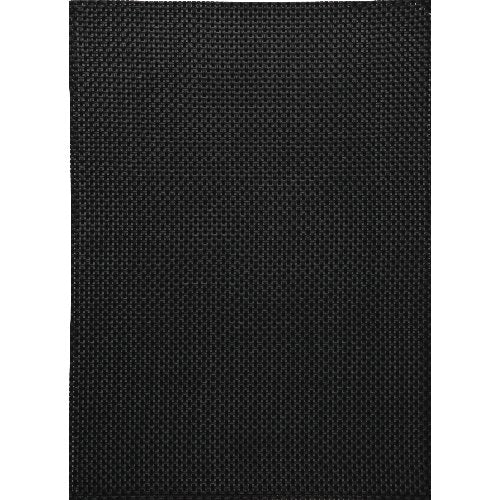APS Platzset 45x33 aus PVC, schwarz, abwaschbar und hitzebeständig