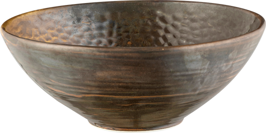 fivestars Rusty Schale aus Porzellan, braun, Ø20,2cm für Gastronomie