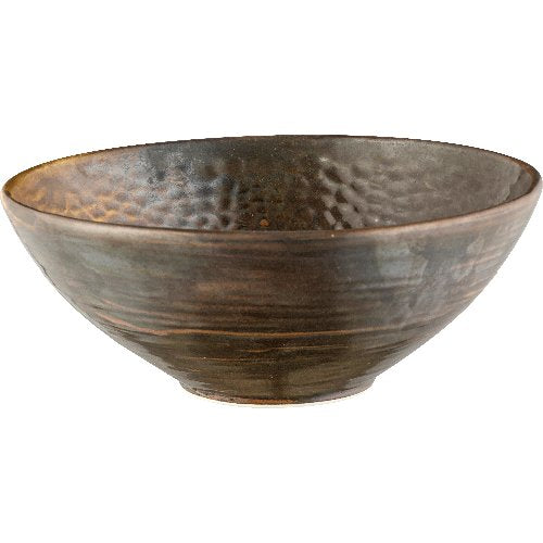 fivestars Rusty Schale aus Porzellan, braun, Ø20,2cm für Gastronomie