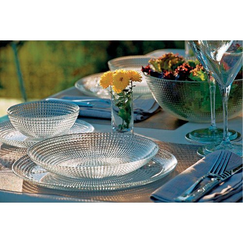 Pasabahce Glasserie Generation Teller Ø 15cm, gehärtetes Glas, stapelbar, spülmaschinengeeignet