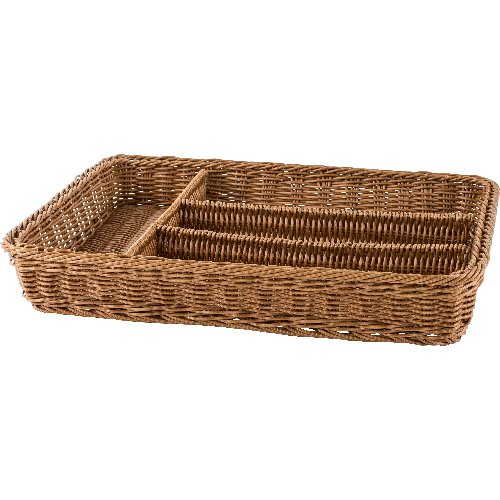 cent Korb Besteck 4 Fächer aus Polypropylen für die Gastronomie