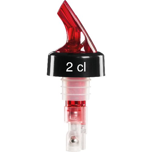 Westmark Dosierausgießer 2cl rot für präzises Ausgießen in der Gastronomie
