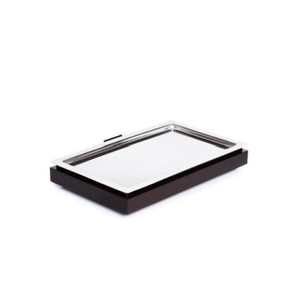 APS Cool Plates Set 1 -FRAMES- aus Edelstahl und Buchenholz für Buffet und Catering
