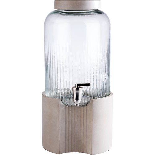 APS Dispenser Element 7 Liter aus Glas und Beton für Gastronomie