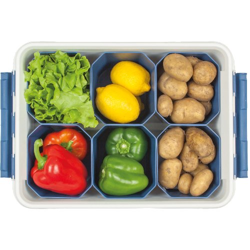 Orthex Einsatz 13x12x15 cm für Box Robust, transparent, ideal für Gastronomie