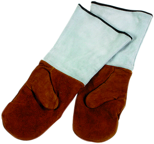 Schneider Hitze-Handschuhe Leder (Fäustling) für sicheren Umgang mit heißen Gegenständen