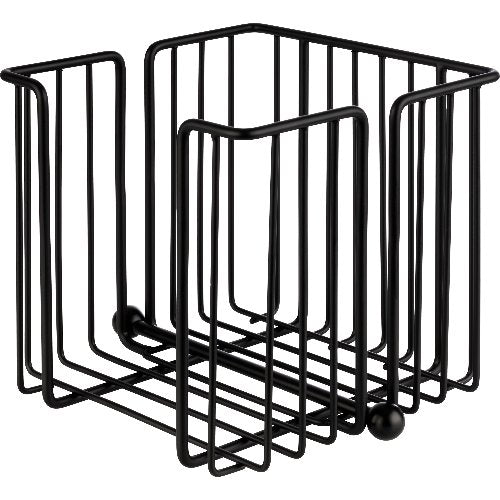APS Serviettenhalter Urban aus schwarzem Edelstahl für 150 Servietten