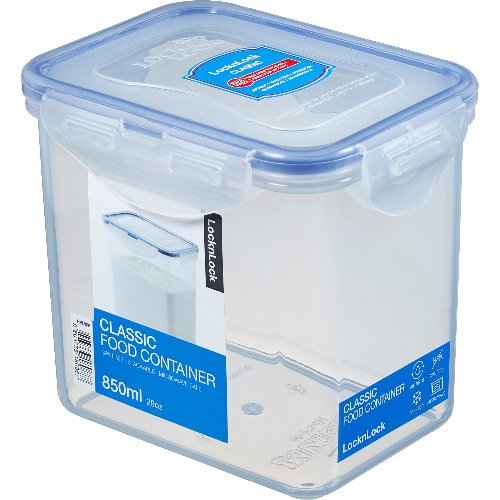 Lock&Lock Frischhaltebox 0,850 Liter für die Aufbewahrung von Lebensmitteln