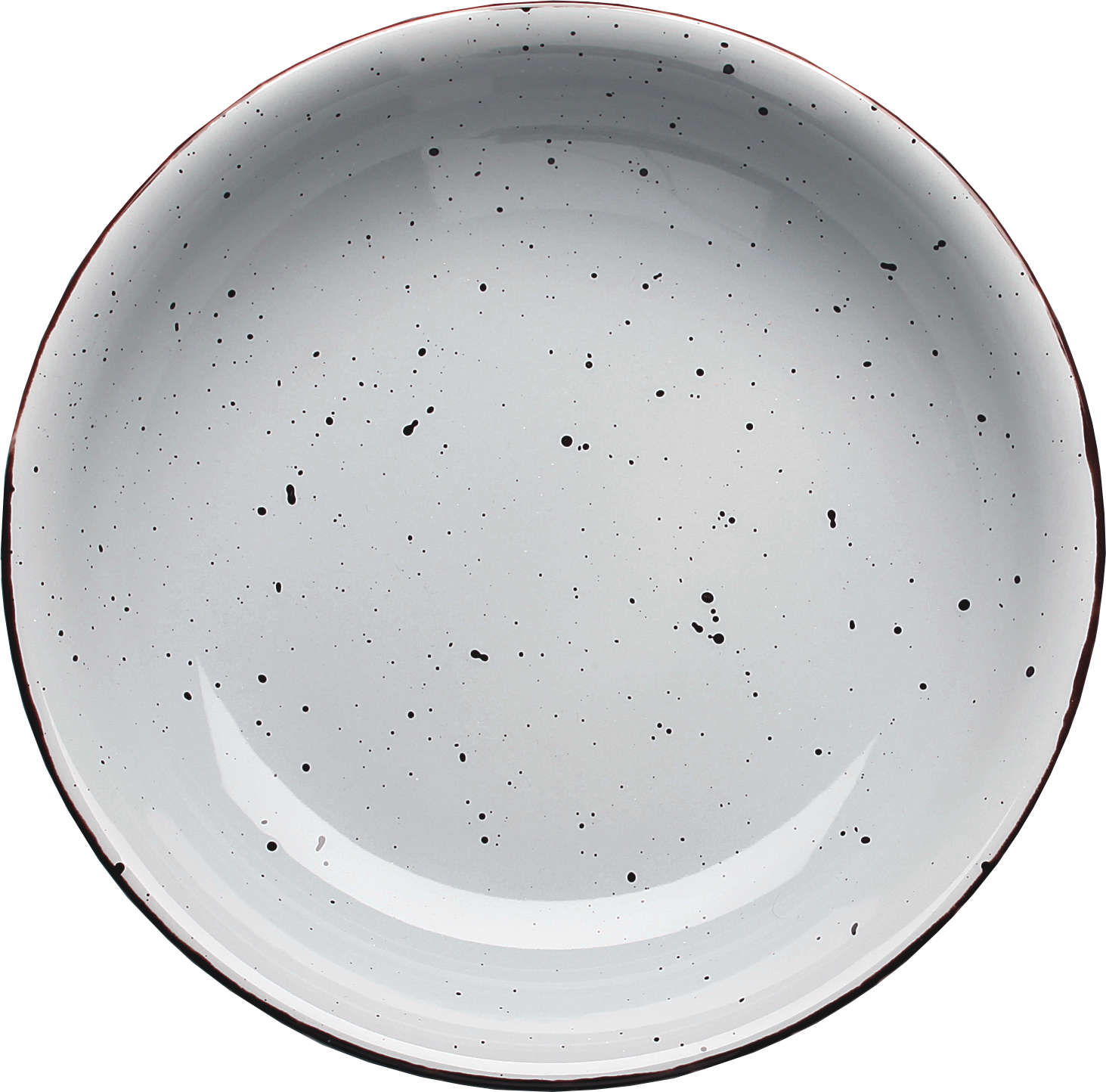 cent Granja tief Teller Ø20cm grau-braun, geeignet für Gastronomie