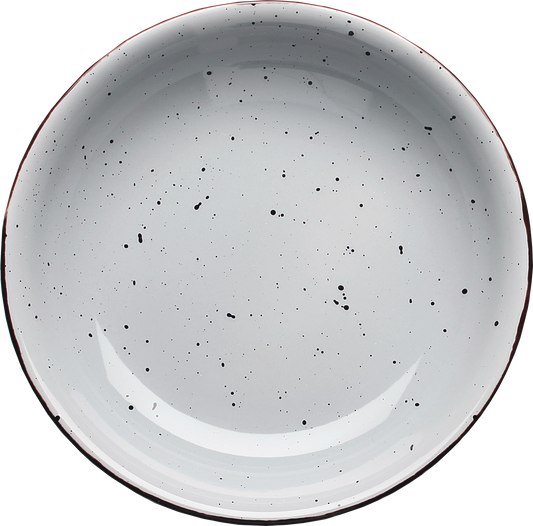cent Granja tief Teller Ø20cm grau-braun, geeignet für Gastronomie