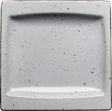 cent "Granja" grau-braun Platte flach eckig 18x18cm VPE 6