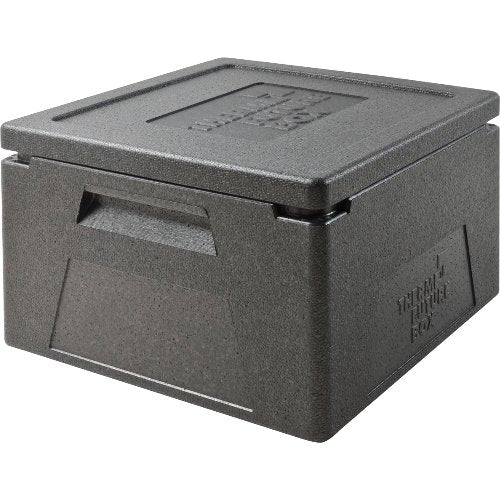Barth Thermobox ECO GN 2/3 schwarz EPP für den Transport von Lebensmitteln