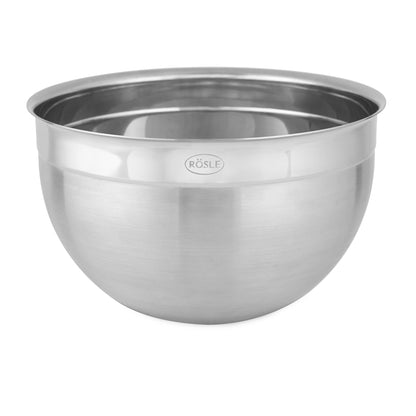 RÖSLE Schüssel hoch Ø 28 cm aus Edelstahl für Rühren und Servieren