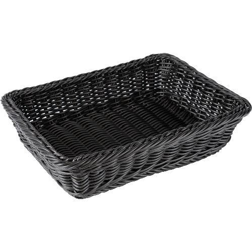 cent Korb rechteckig 40x30x10cm schwarz für Gastronomie