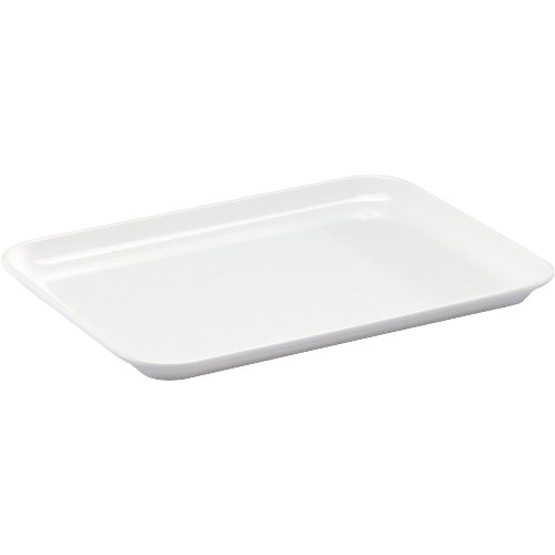 Waca Auslageplatte weiss 28x21x1,7 cm Melamin für die Präsentation von Speisen