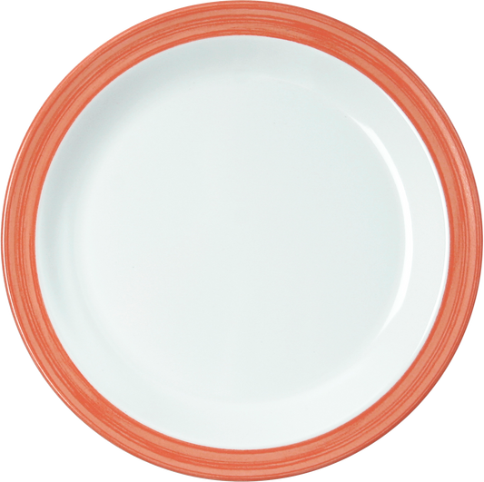 Waca Teller flach Colour Ø19,5cm Melamin orange für Gastronomie