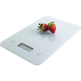 Lacor Küchenwaage elektronisch Glas 5 kg, Kunststoff transparent