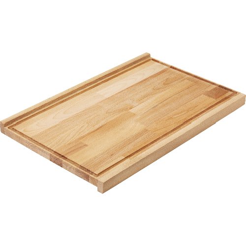 Metaltex Backbrett aus Buchenholz, beidseitig verwendbar, mit Saftrille, ideal für Gastronomie