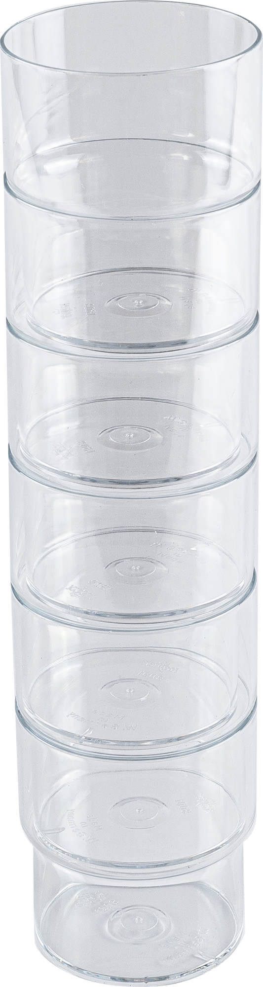 cent Trinkbecher transparent aus Styrolacrylnitril für Gastronomie, spülmaschinengeeignet