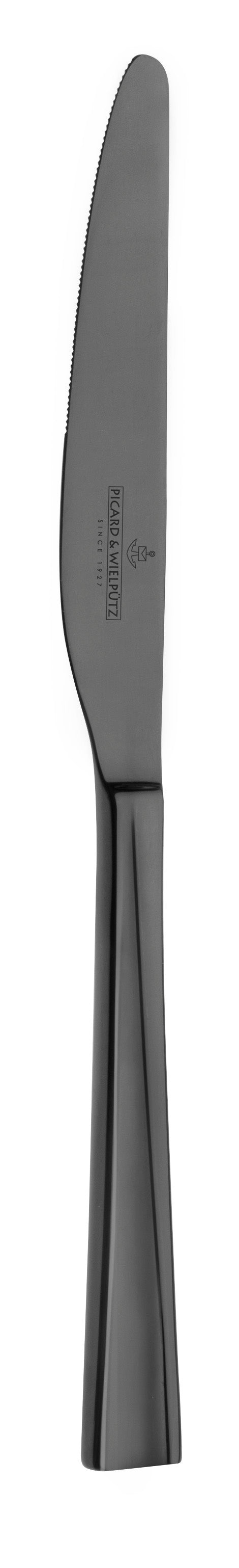 Picard & Wielpütz Menümesser Monoblock PVD-Black, ideal für Gastronomie