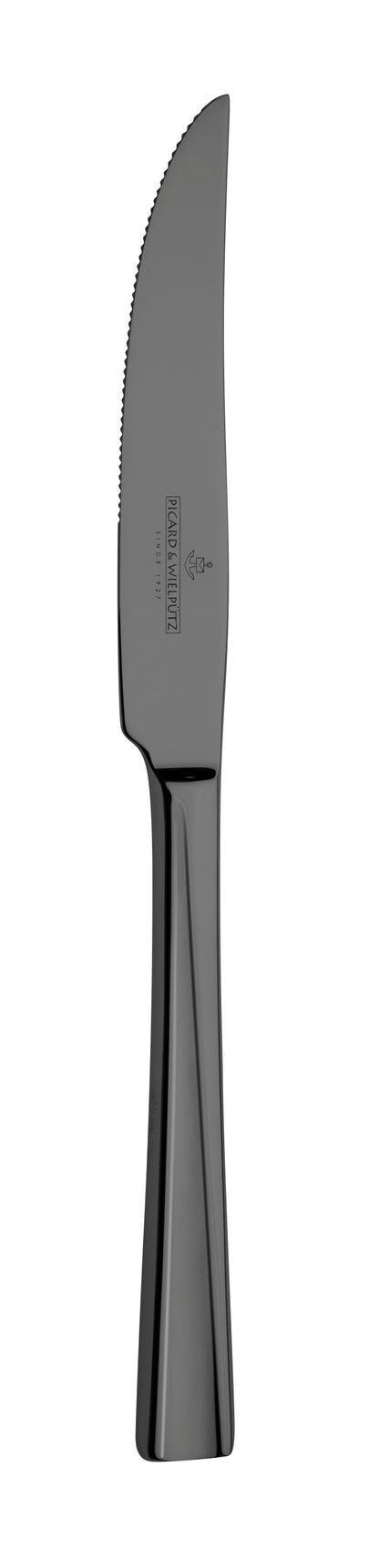 Picard & Wielpütz Steakmesser Monoblock PVD-Black für den professionellen Einsatz in der Gastronomie