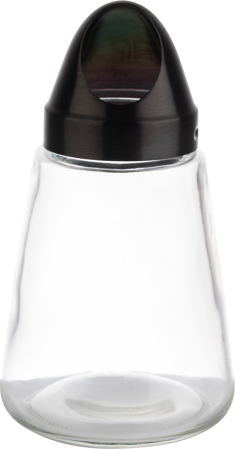 APS Snackspender aus Glas mit Edelstahl-Deckel für Snacks in gastronomischen Betrieben.