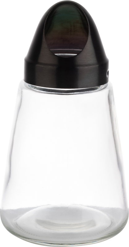 APS Snackspender aus Glas mit Edelstahl-Deckel für Snacks in gastronomischen Betrieben.