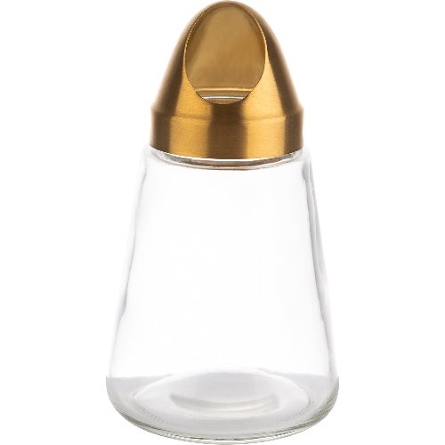 APS Snackspender aus Glas mit Edelstahl-Deckel für die Präsentation von Snacks.