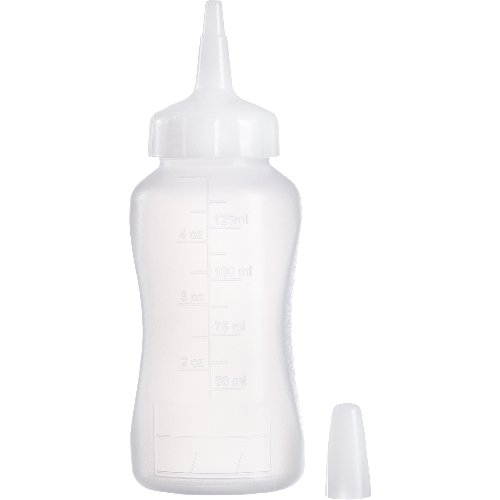 Araven Dosierflasche Mini HDPE 150ml für präzise Dosierung von Saucen