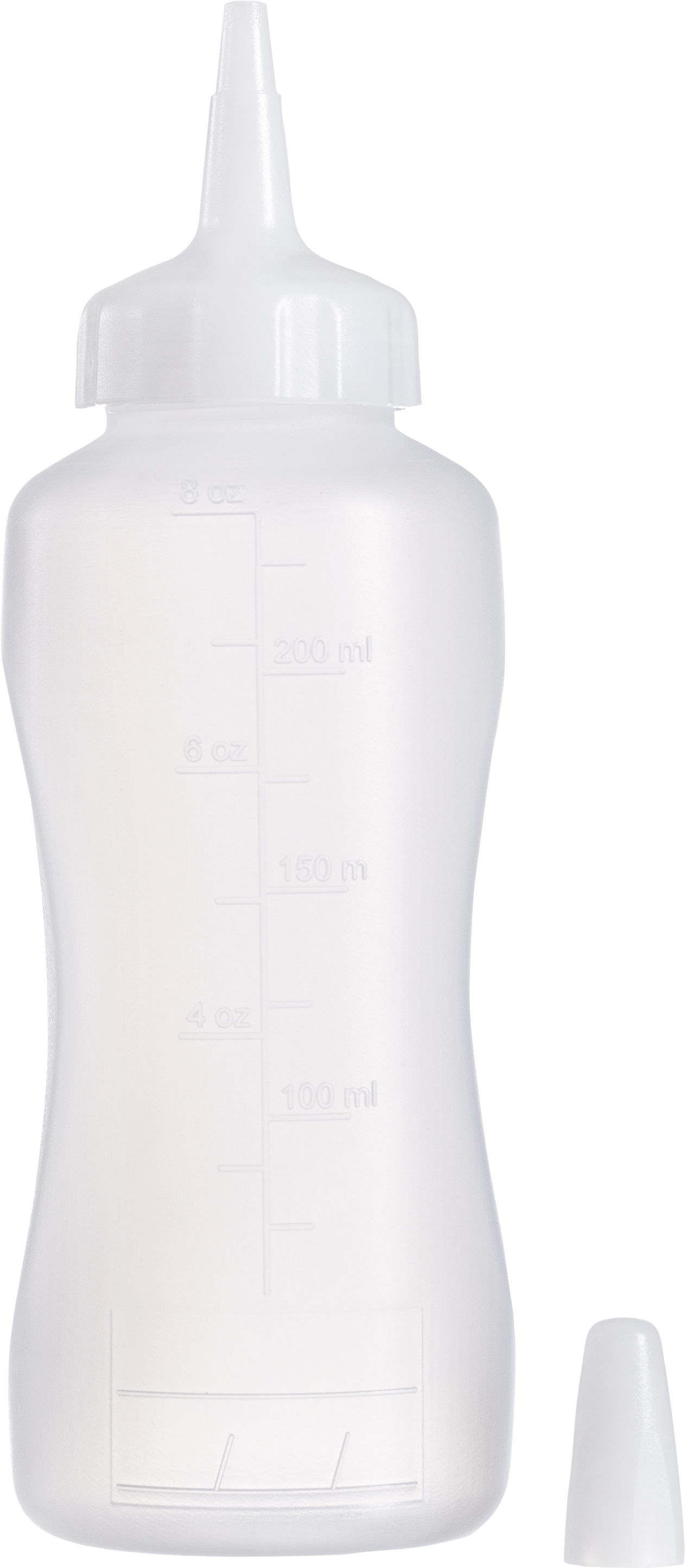 Araven Dosierflasche Mini HDPE 250ml für präzises Dosieren von Flüssigkeiten