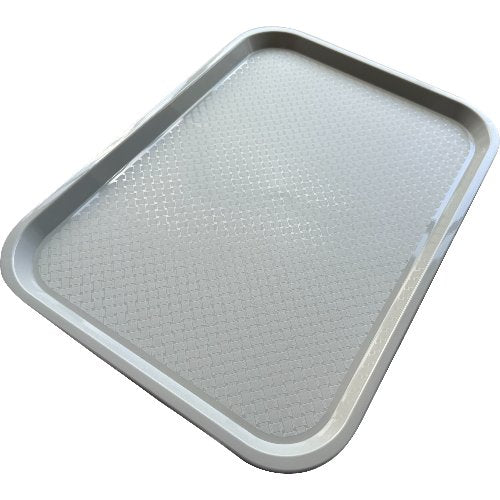 cent Tablett PP 34,1x26,2x1,9cm lichtgrau für sicheren Transport von Speisen