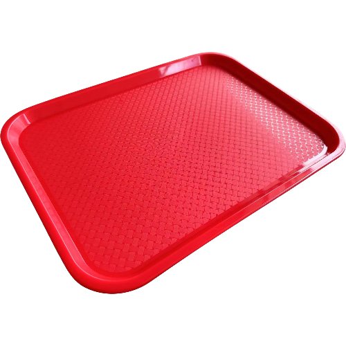 cent Tablett PP 34,1x26,2x1,9cm rot - rutschhemmend und stapelbar