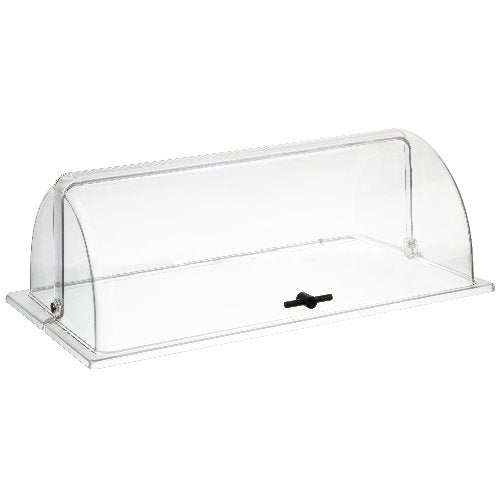 APS Rolltophaube 1/1 GN mit schwarzem Griff für Buffets und Catering