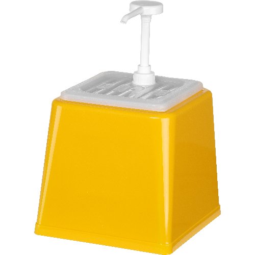 Hendi Pump-Soßenspender 2,5L aus ABS für Gastronomie