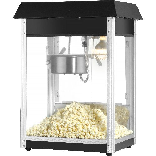 Hendi Popcorn-Maschine für Gastronomie mit gehärtetem Glas und pulverbeschichtetem Stahl