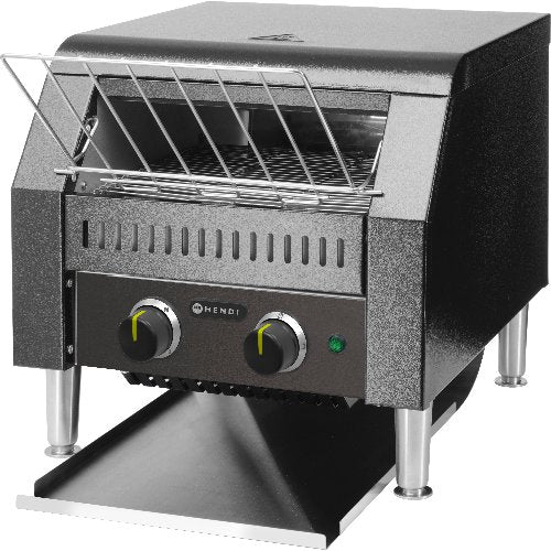 Hendi Durchlauf-Toaster, doppelt, schwarz, für Gastronomie
