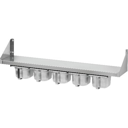 RM Gastro Wandbord mit Gewürzschütten für professionelle Küchen