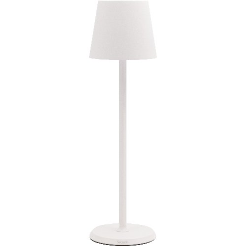 G. Vermes LED Tischleuchte Feline 11x11x38cm weiß für Gastronomie