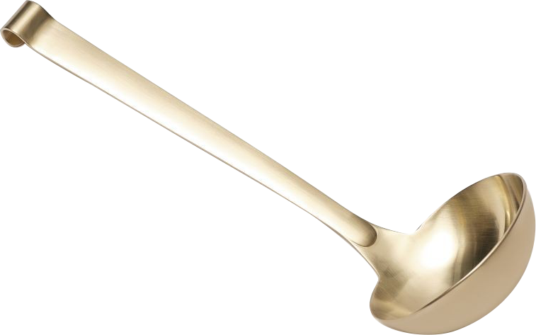 Comas Schöpflöffel MiCo Mixed Colors Champagne 26,5cm für die Gastronomie