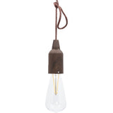 G. Vermes LED Leuchte "Copenhagen" 6,5x6,5x22cm braun 3er Pack