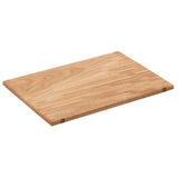 Comas Buffet-Präsentation "OAK" Eiche/Edelstahl Holzplatte 25x35x1,5cm Eiche